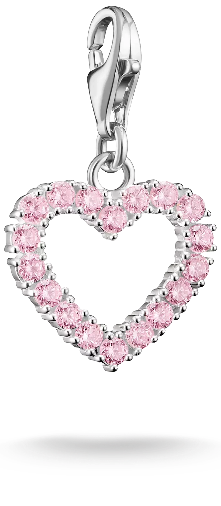 Ciondolo Charm da Donna con Zirconia Rosa - Thomas Sabo Modello: 2241-051-9