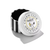 Ciondolo rotondo di Snoopy in argento 925 con scritta "Charm Club" sul davanti