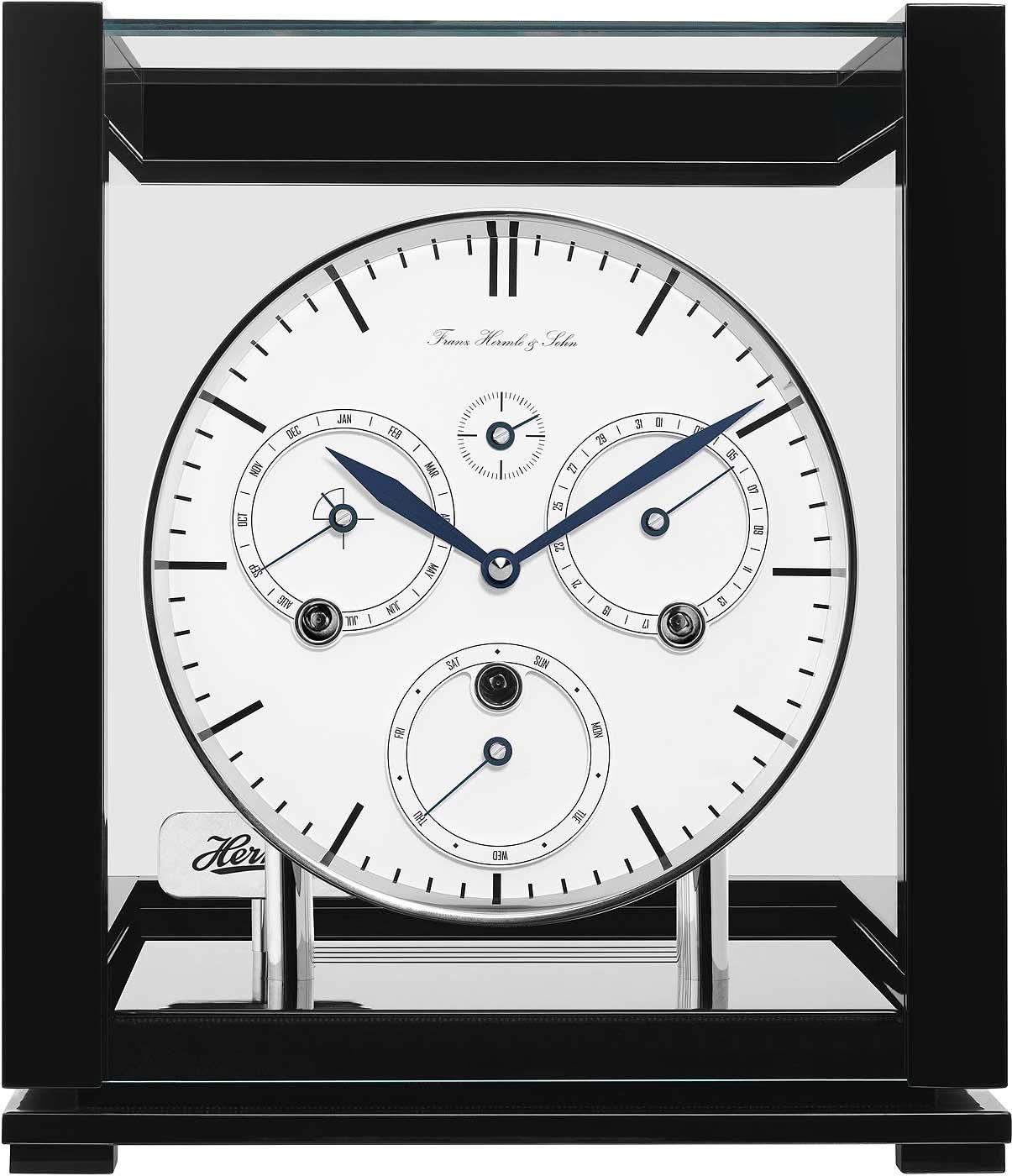 Orologio da tavolo Hermle 29,5x25x25 cm Legno • Calendario perpetuo • Melodia Westminster