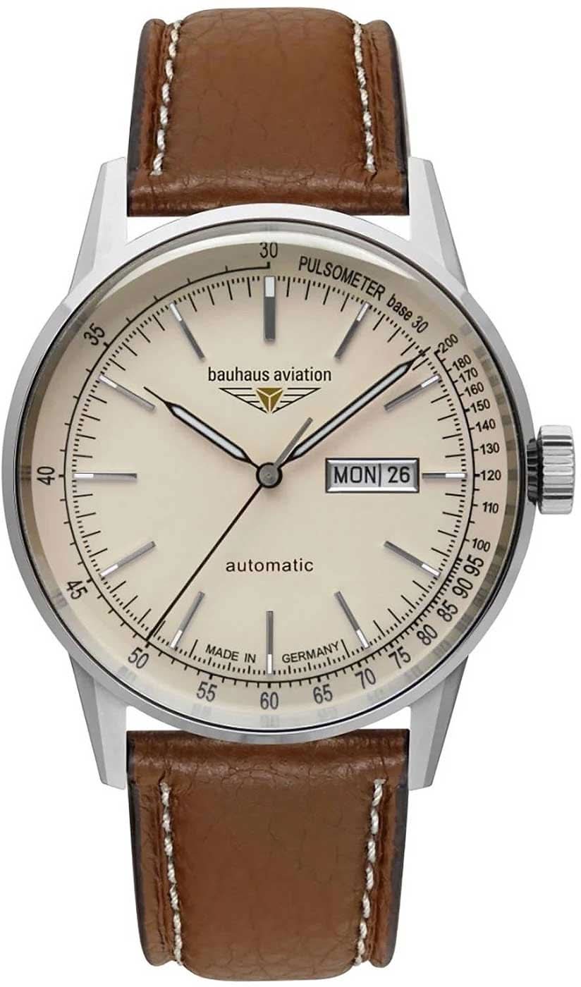 Orologio da uomo Bauhaus Aviation 2366-5 • Movimento automatico • Made in Germany