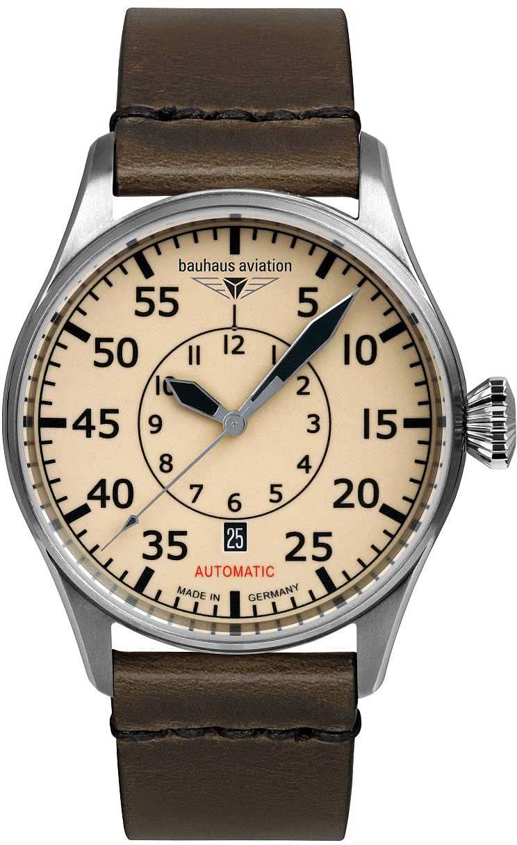 Orologio da uomo Bauhaus Aviation 2756-5 • Automatico • Vetro zaffiro
