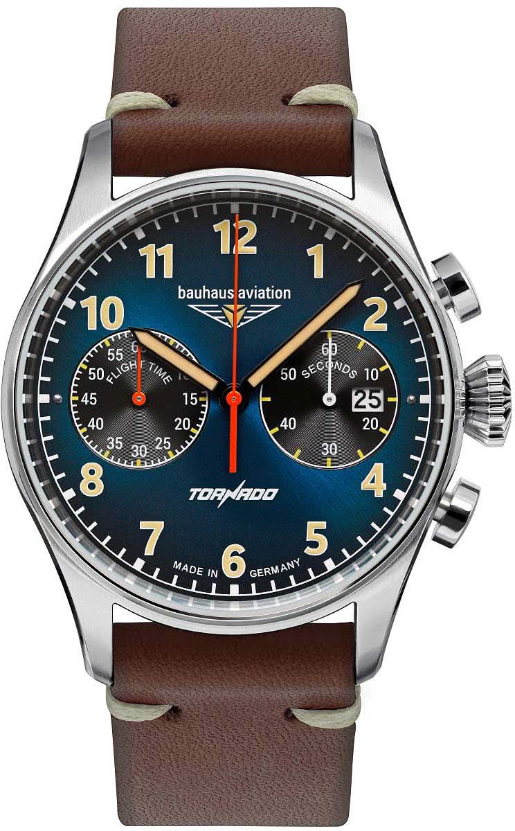 Orologio da uomo Bauhaus Aviation 2772-3 • Made in Germany • Cronografo