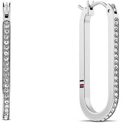 Orecchini a cerchio con strass - Tommy Hilfiger Modello: 2780865