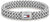 Bracciale in acciaio inossidabile con catena a maglie piatte e ciondolo con bandierina Tommy Hilfiger sulla chiusura