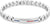 Bracciale Tommy Hilfiger in acciaio inossidabile con linea decorativa colorata