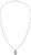 Collana con catena veneziana e pendente Tommy Hilfiger, medaglione rettangolare.