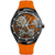 Bulova Accutron DNA Casino 28A205 Herrenuhr Orange • Saphirglas • Limitierte Edition