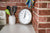 Orologio da parete Hermle 30 cm Ø acciaio inossidabile • Made in Germany • Movimento al quarzo silenzioso