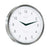 Orologio da parete Hermle 30 cm Ø acciaio inossidabile • Made in Germany • Movimento al quarzo silenzioso