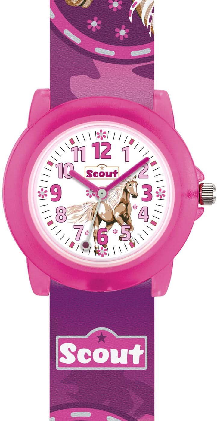 Orologio da bambina Scout Crystal 305042 • Quadrante didattico • Impermeabile 5 ATM