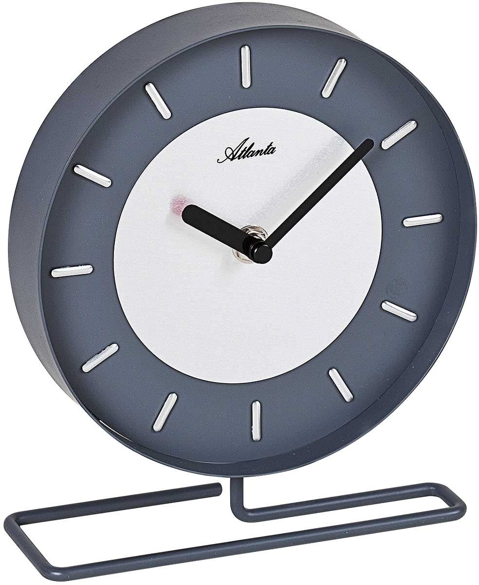 Orologio da tavolo Atlanta 19x16x5,5 cm Metallo • Design senza tempo • Movimento al quarzo silenzioso