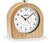 Orologio da tavolo in legno Atlanta, quadrante bianco con numeri neri e lancette in metallo