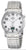 MasterTime Herrenarmbanduhr: silbernes Metallarmband, weißes Zifferblatt, Analoganzeige, Digitalfenster