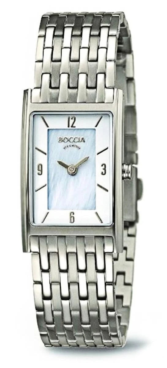 Orologio da donna Boccia 3212-07 • Titanio puro • Vetro zaffiro