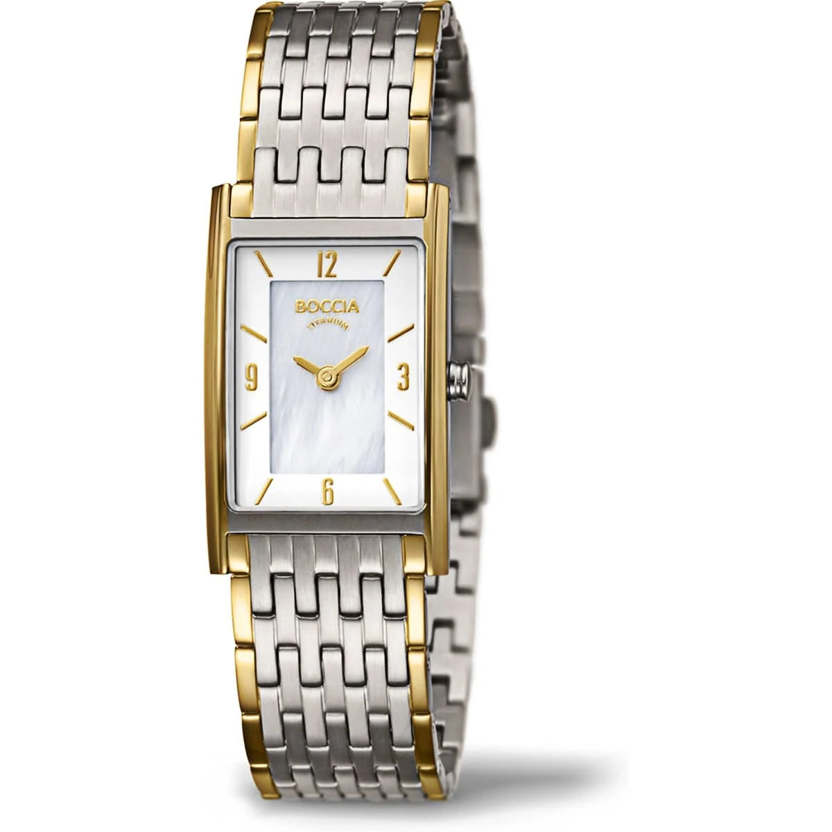 Orologio da donna Boccia 3212-09 • Titanio puro ipoallergenico • Vetro zaffiro