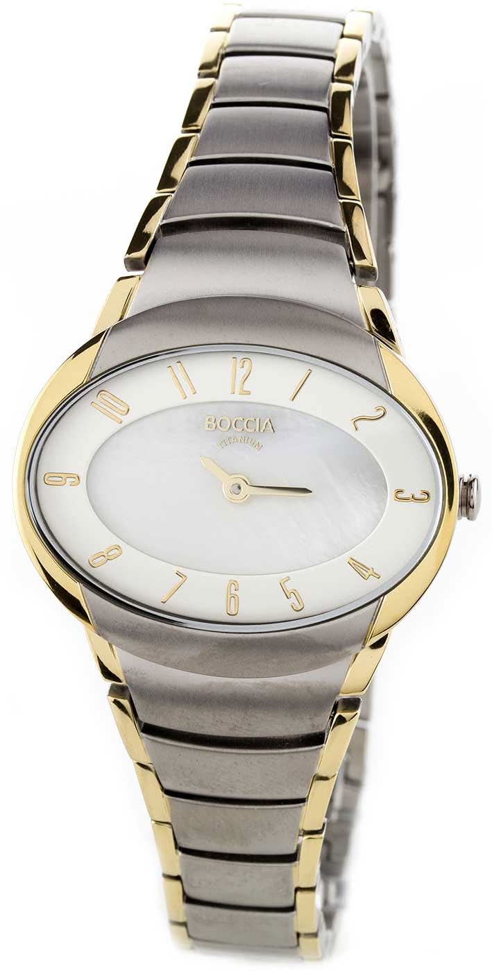 Orologio da donna con quadrante bianco, accenti color oro e bracciale in metallo grigio
