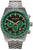 Holzkern Openhorizon 9010631018290 Herren Chronograph Grün/Silberfarben • Echter Marmor-Zifferblatt • Tachymeter-Lünette