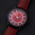 Holzkern Fire Nation Armbanduhr Padouk/Rot • Miyota Quarzwerk • Avatar Four Nations Collection, Bild 2