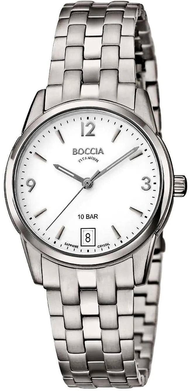 Orologio da donna Boccia 3272-03 • Titanio puro ipoallergenico • Vetro zaffiro