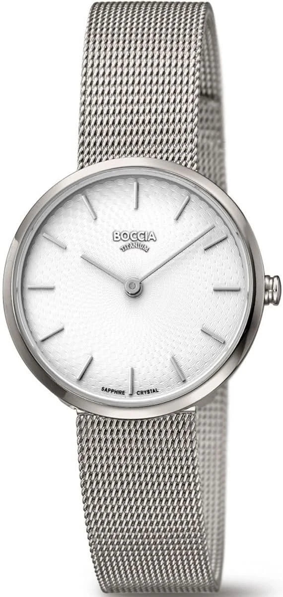 Orologio da donna Boccia Trend 3279-08 • Titanio puro ipoallergenico • Vetro zaffiro