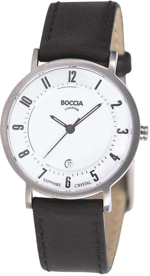 Orologio da donna Boccia 3296-01 - Vetro zaffiro - Titanio puro