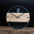 Orologio da parete Waidzeit 30,5 cm Ø Legno • Legno massello • Preciso movimento al quarzo Junghans