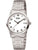 Orologio da braccio Boccia con cinturino in metallo argentato e quadrante bianco
