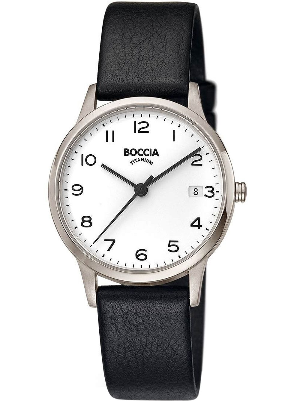 Boccia Titanium 3310-01 Damen Armbanduhr • Titan-Gehäuse • Mineralglas