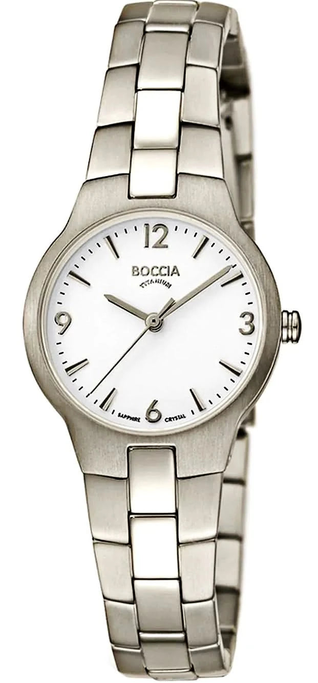 Orologio da donna Boccia 3312-01 • Titanio puro • Vetro zaffiro