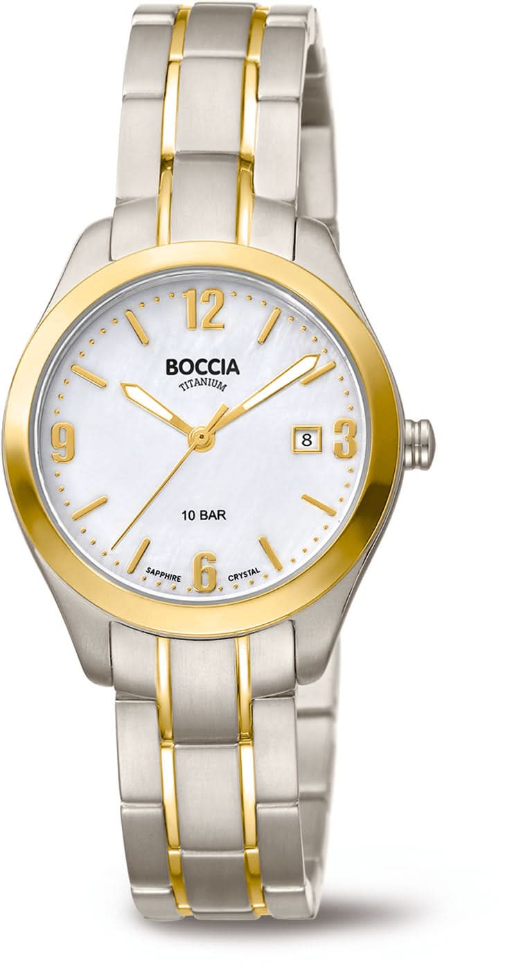 Orologio da donna Boccia 3317-03 - Titanio puro - Vetro zaffiro