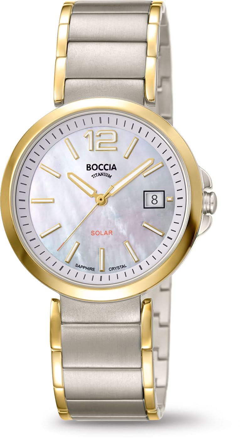 Orologio da donna Boccia 3332-02 - Titanio puro - Vetro zaffiro