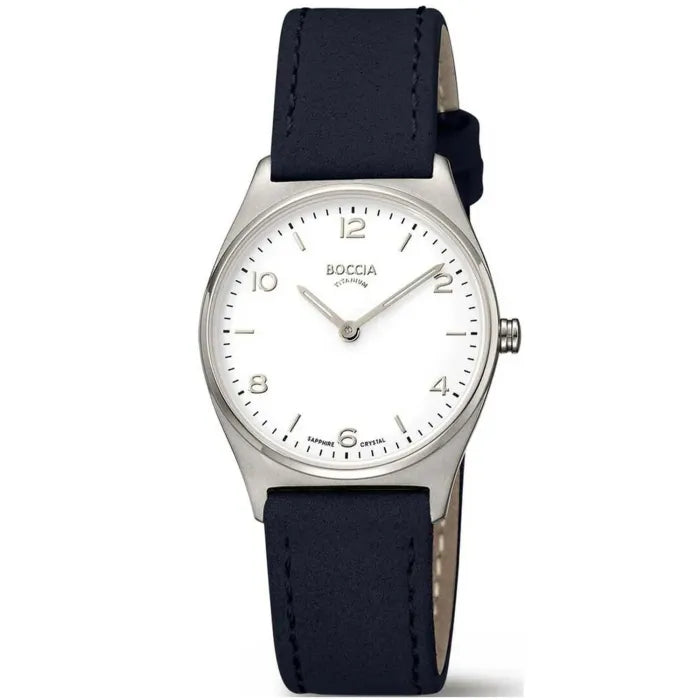 Boccia Titanium 3338-01 Damen Armbanduhr • Saphirglas • Titan-Gehäuse