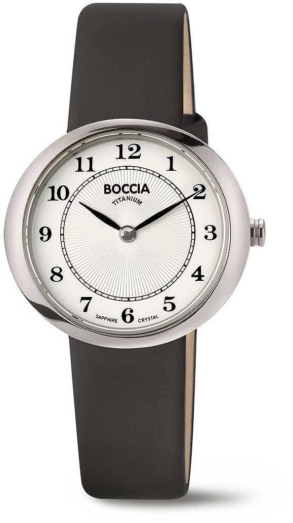 Orologio da uomo: cinturino nero, cassa rotonda argentata, quadrante analogico con numeri