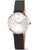 Boccia Titanium 3345-05 Damenuhr Roségold • Saphirglas • Veganes Lederarmband