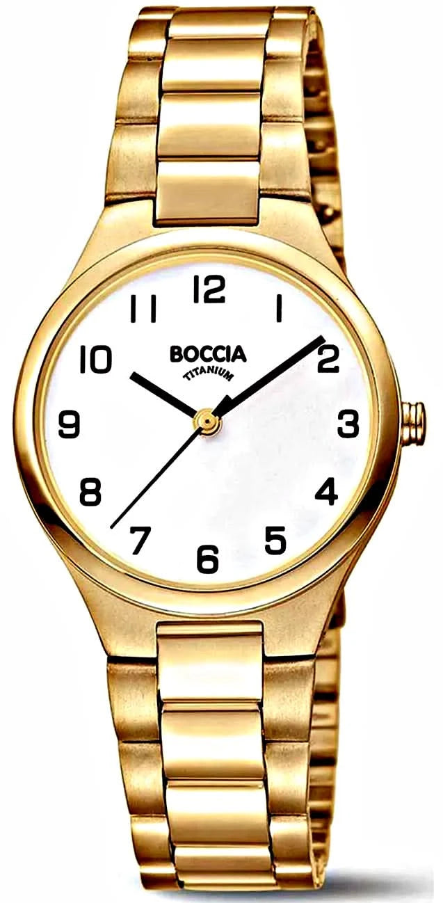 Orologio da donna Boccia 3347-03 • Titanio puro ipoallergenico • Estremamente leggero e robusto