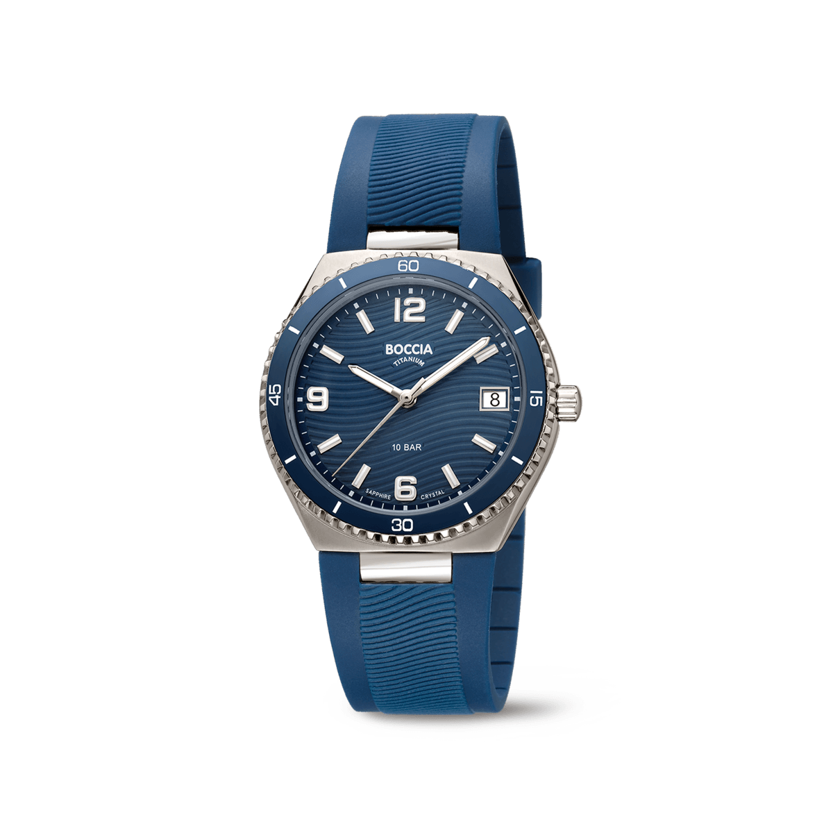Boccia Titanium 3375-02 Damen Armbanduhr • Saphirglas • Reintitan mit Keramik