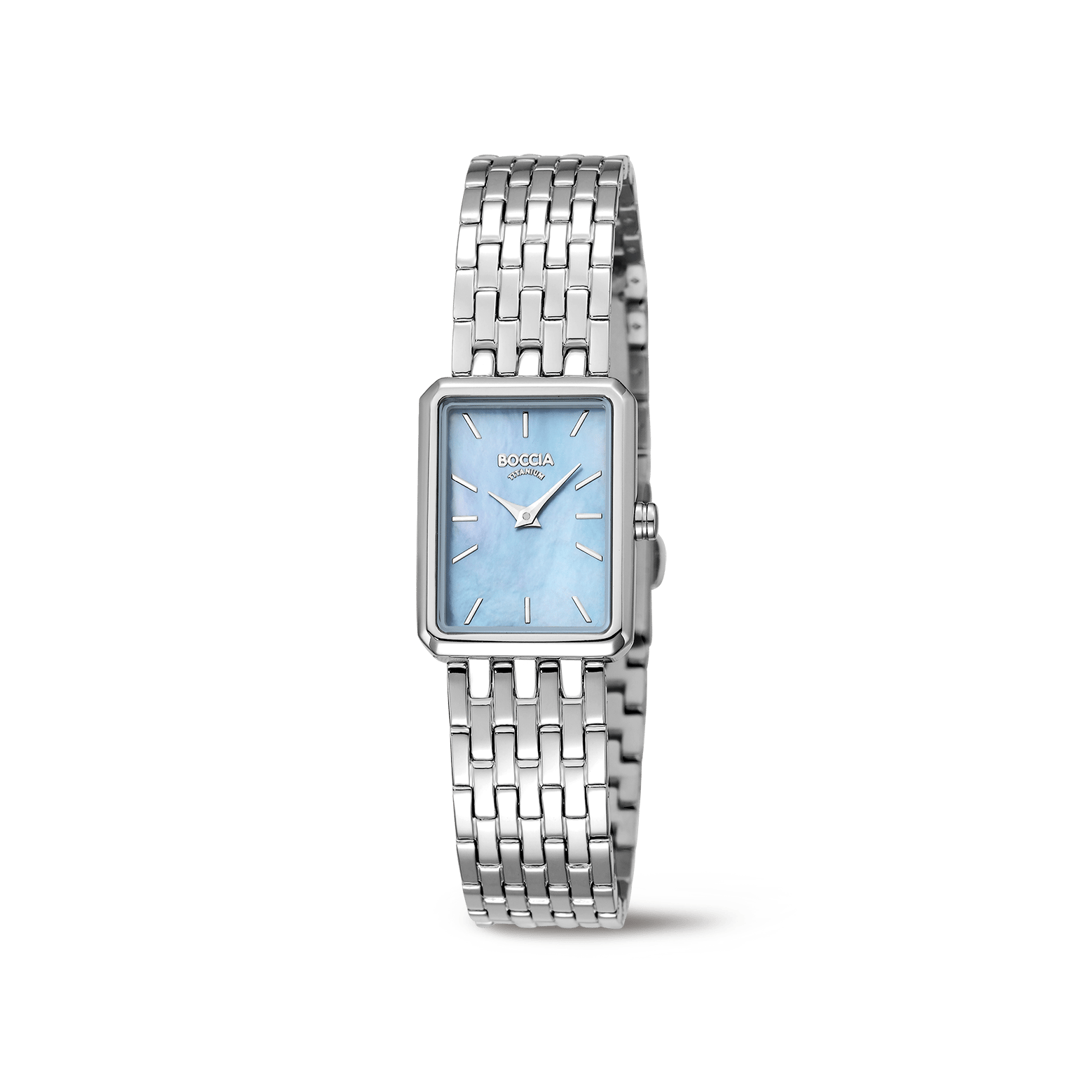 Boccia 3383-01 Damen Armbanduhr • Reintitan • Perlmuttzifferblatt