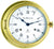 Orologio da parete Hermle 18x18x10 cm in ottone • Gong a campana di nave • Movimento meccanico
