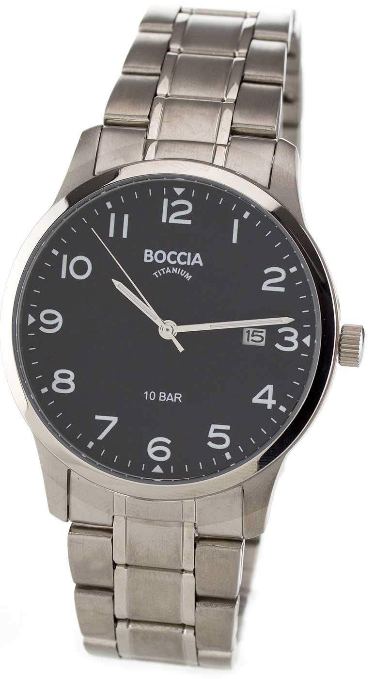 Orologio da uomo Boccia 3596-01 - Titanio puro - Anallergico