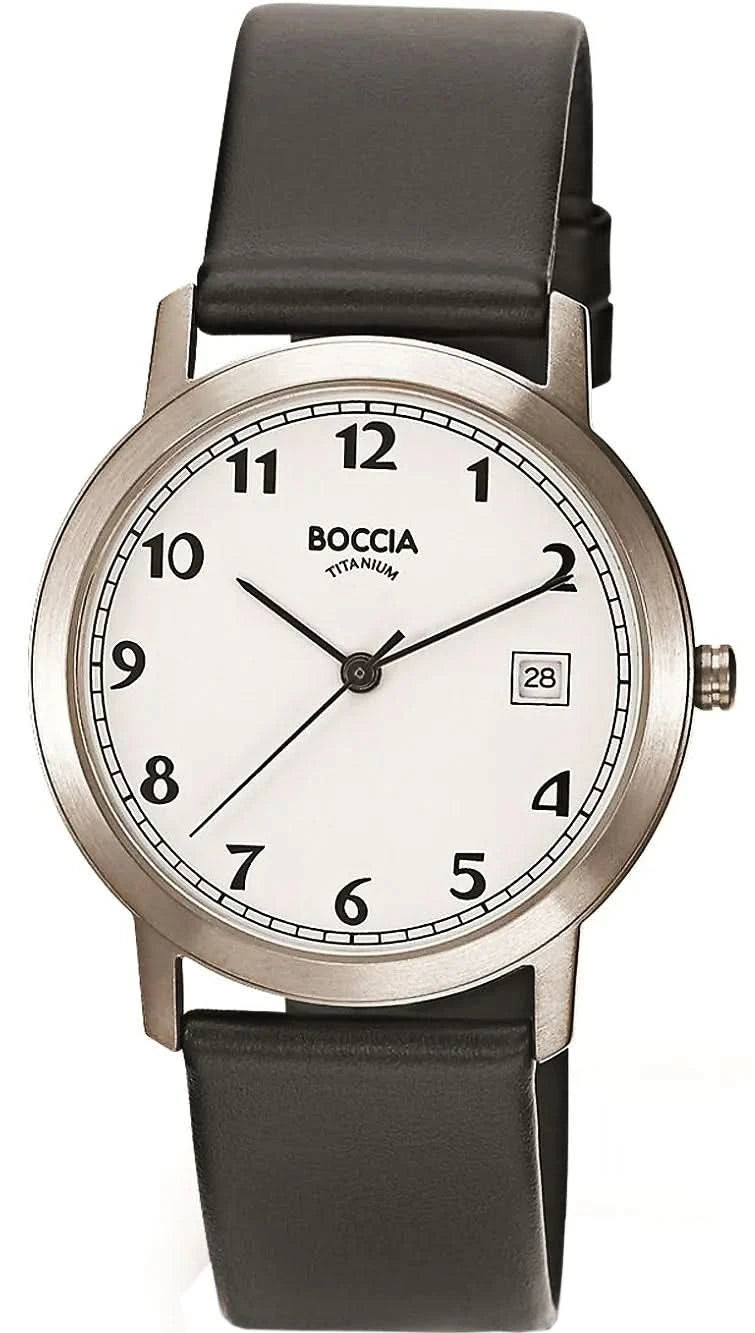 Orologio da uomo Boccia 3617-01 • Titanio puro ipoallergenico • Estremamente leggero e robusto