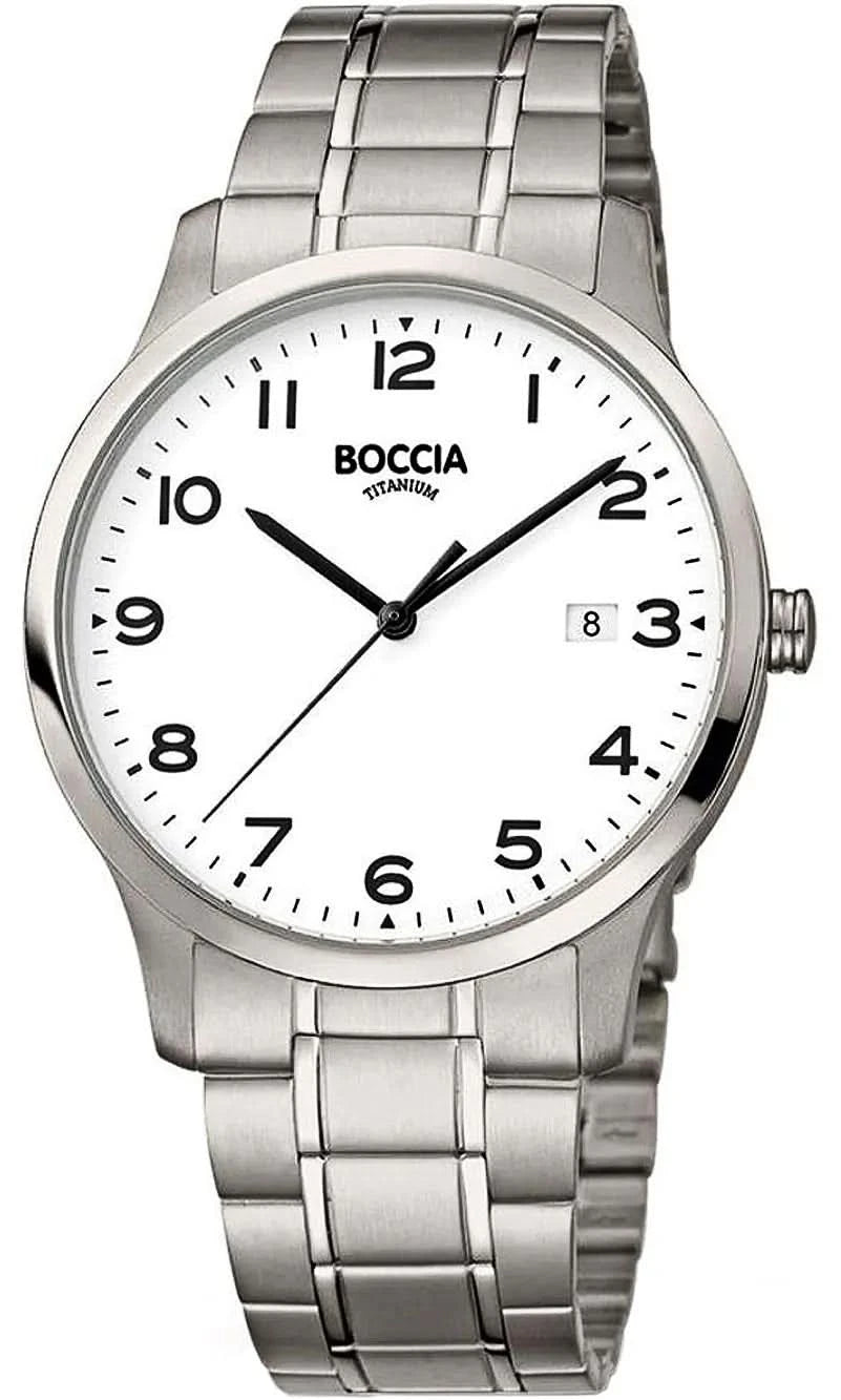 Orologio da uomo Boccia 3620-01 • Titanio puro ipoallergenico • Estremamente leggero e robusto