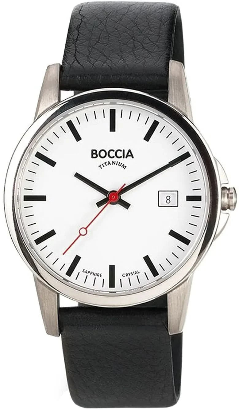 Orologio da uomo Boccia Titanium 3625-05 • Titanio puro • Vetro zaffiro