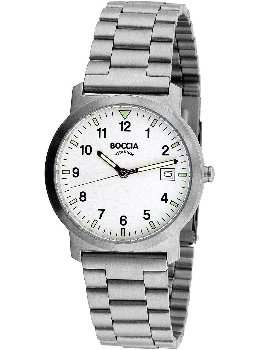 Boccia Titanium 3630-02 Herren Armbanduhr • Mineralglas • SuperLuminova