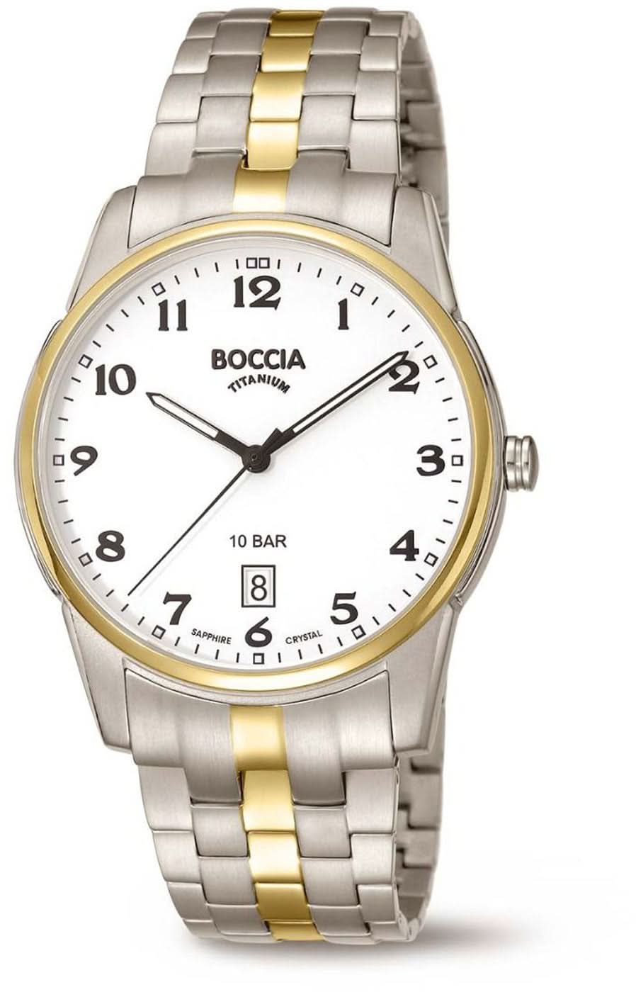 Orologio da uomo Boccia 3632-03 - Titanio puro - Vetro zaffiro