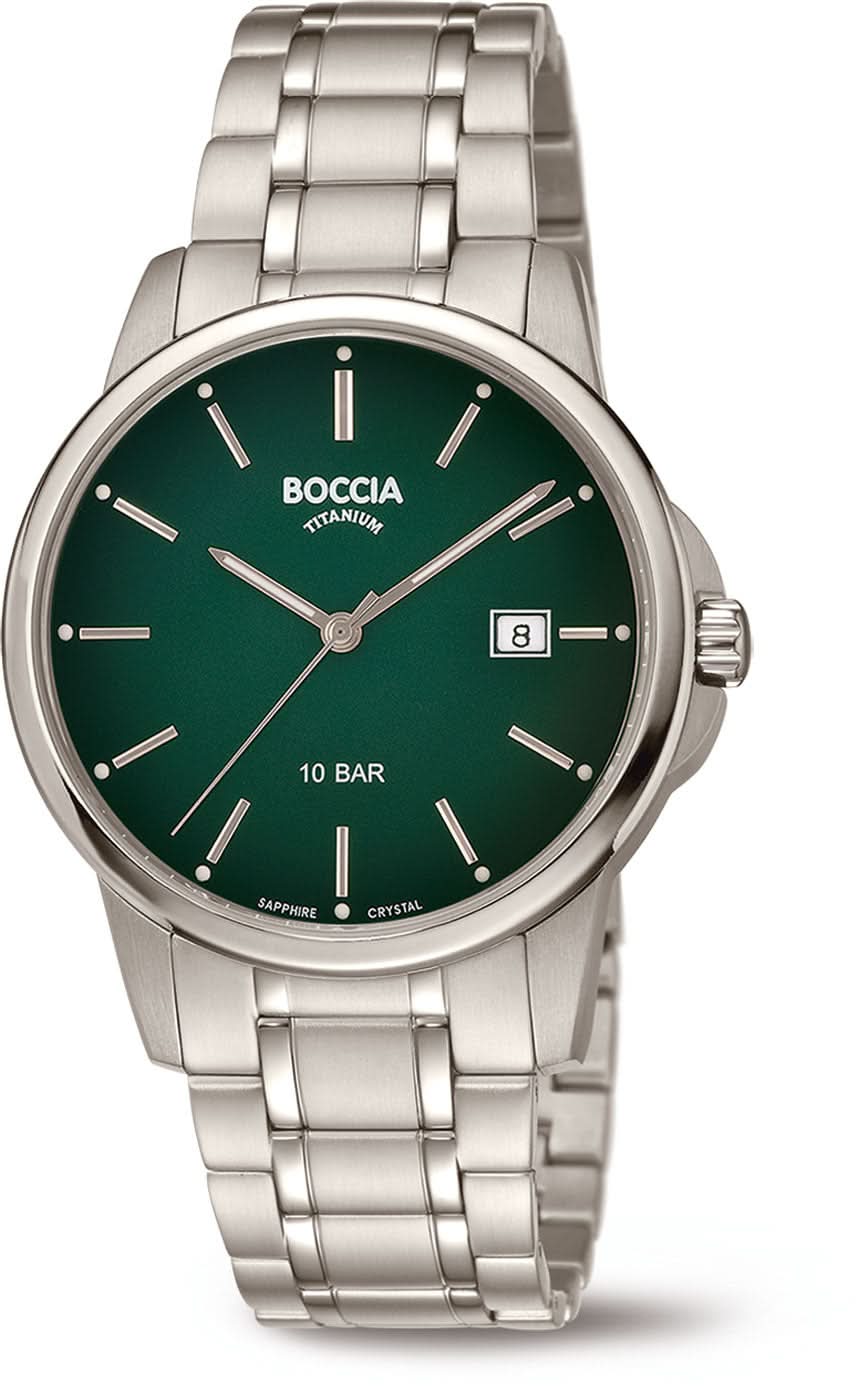 Orologio da uomo Boccia 3633-05 - Titanio puro - Anallergico