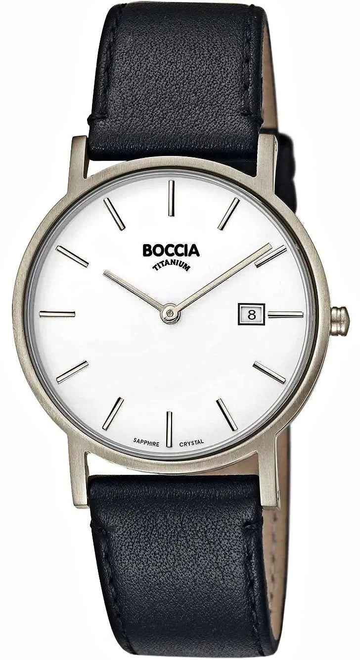 Orologio da uomo Boccia 3637-02 • Titanio puro • Vetro zaffiro
