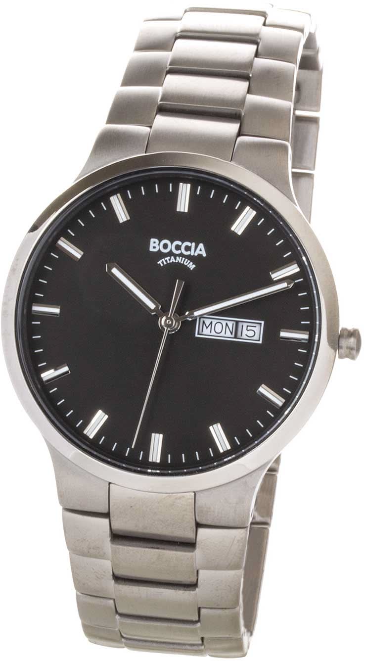 Orologio da uomo Boccia 3638-03 - Titanio puro - Antiallergico