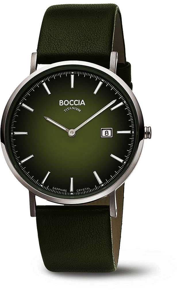 Orologio da uomo Boccia 3648-03 • Titanio puro • Vetro zaffiro
