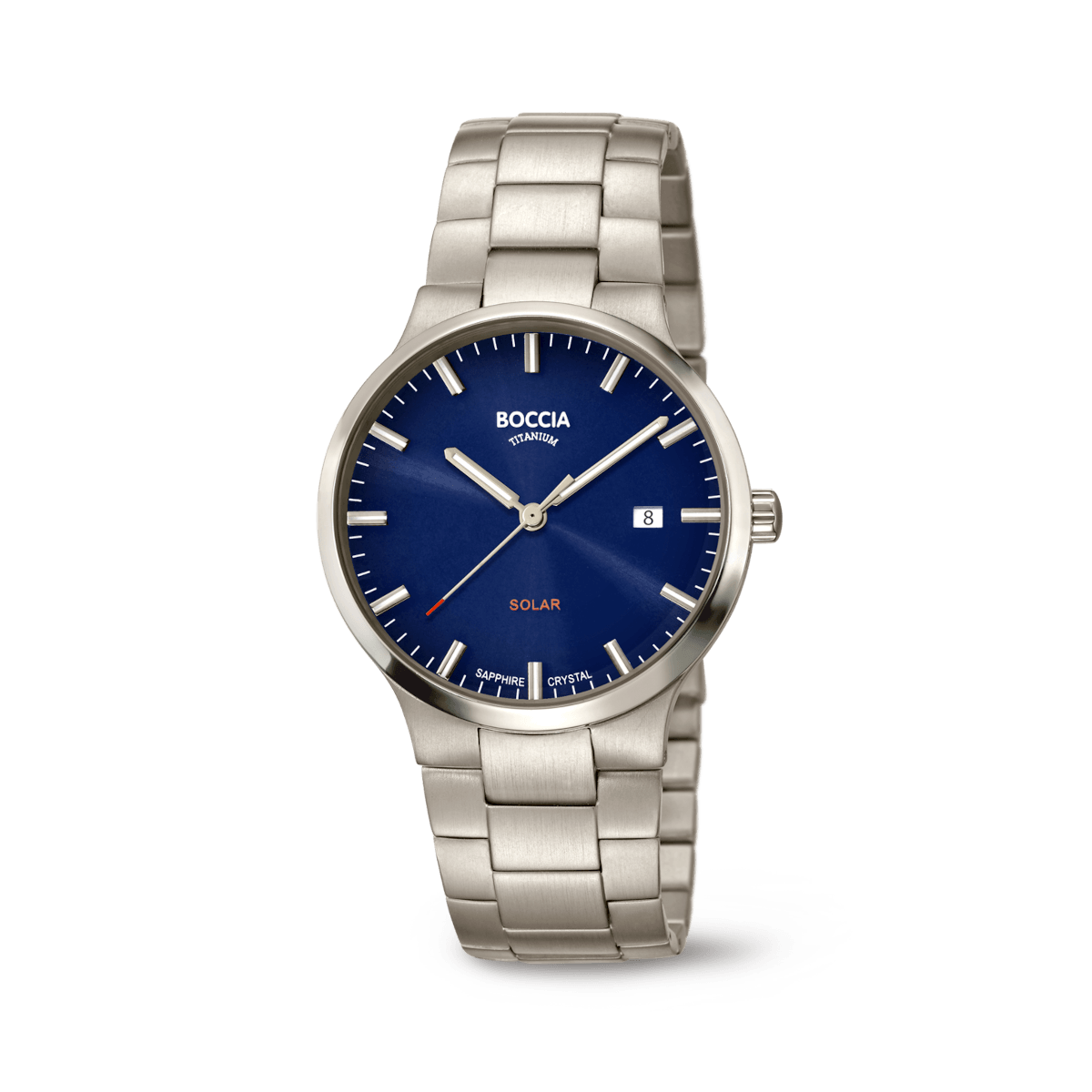 Boccia 3652-02 Herrenuhr • Solarwerk • Saphirglas