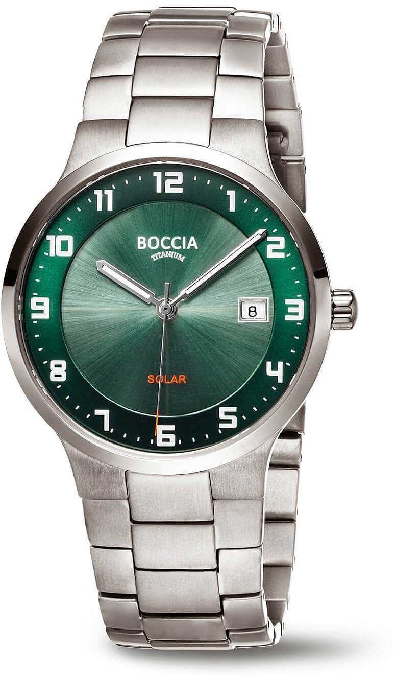 Orologio da uomo Boccia 3652-04 - Titanio puro - Vetro zaffiro